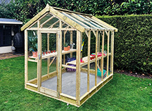 TGB-Ashdown Apex Timber Greenhouse Pic 1
